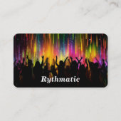 Carte de visite DJ de musique (Devant)