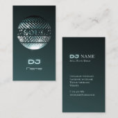 Carte de visite DJ de musique soul (Devant / Derrière)