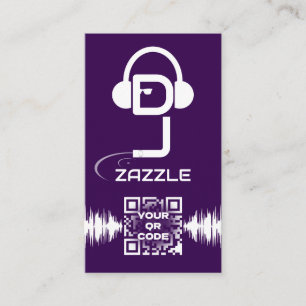 Carte de visite DJ Deejay Disc Jockey