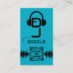 Carte de visite DJ Deejay Disc Jockey