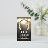 Carte De Visite DJ Deejay Modern Gold Music (Debout devant)