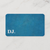 Carte De Visite DJ Deejay Professional Bold Texte Cool moderne (Devant)