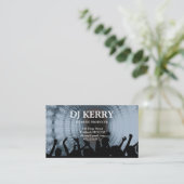 Carte De Visite DJ Disc Jockey Électronique (Debout devant)