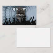 Carte De Visite DJ Disc Jockey Électronique (Devant / Derrière)