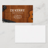 Carte De Visite DJ Disc Jockey Électronique (Devant / Derrière)