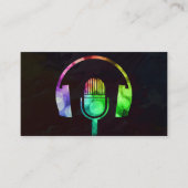 Carte De Visite DJ Disk Jockey Electronic (Devant)