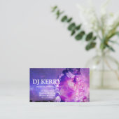 Carte De Visite DJ Disk Jockey Electronic (Debout devant)