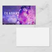 Carte De Visite DJ Disk Jockey Electronic (Devant / Derrière)