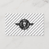 Carte De Visite DJ Disk Jockey Services Dance Party Music Mixer (Devant)