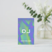 Carte De Visite DJ du groupe musical Chanteur Songwriter Professio (Debout devant)