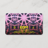 Carte de visite DJ EDM (Dos)