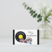 Carte De Visite "DJ et Karaoke"  (Debout devant)