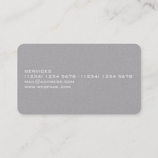 Carte De Visite DJ géant couverture artistique moderne (Dos)