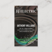 Carte De Visite DJ | Haut-parleurs | Ingénieur du son (Devant)