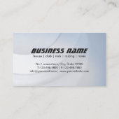 Carte De Visite DJ Métalique Moderne Stylish Vinyl Recoder Mixer (Dos)