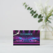 Carte De Visite DJ moderne (Debout devant)