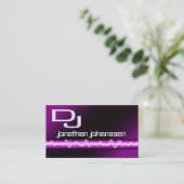 Carte de visite DJ moderne Electric Professional (Debout devant)