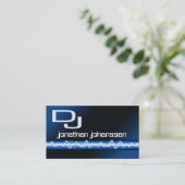 Carte de visite DJ moderne Electric Professional (Debout devant)