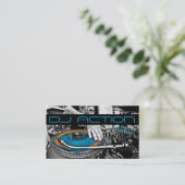 Carte De Visite DJ Music Club cool Animation (Debout devant)
