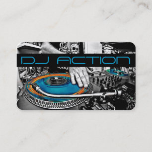 Carte De Visite DJ Music Club cool Animation