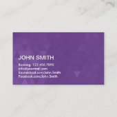 Carte De Visite DJ Music Party Event Tourne-disque Modern (Dos)