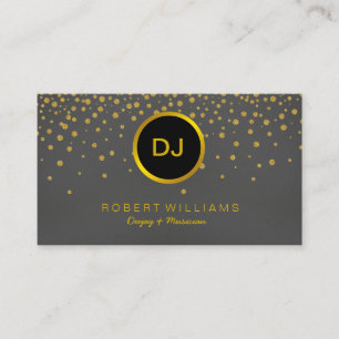 Carte De Visite DJ musicien professionnel professeur de musique Go