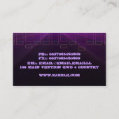 carte de visite dj musique (Dos)