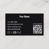 Carte de visite DJ Néo Moderne (Dos)