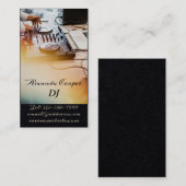 Carte De Visite DJ personnalisé (Devant / Derrière)