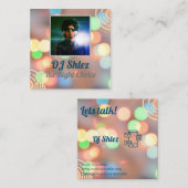 carte de visite DJ personnaliser (Devant / Derrière)