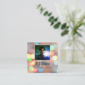 carte de visite DJ personnaliser (Debout devant)