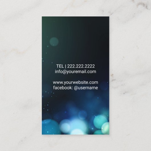 Carte De Visite DJ Professional (Dos)