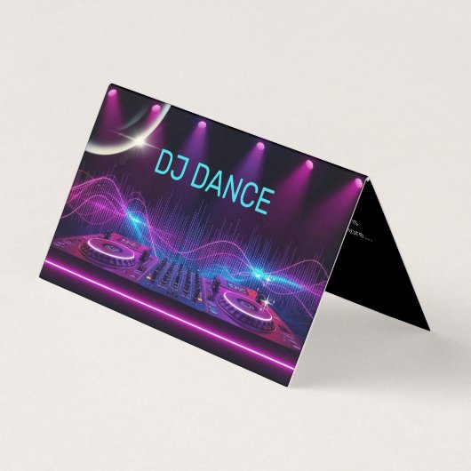 Carte De Visite DJ Professionnel  (Devant)