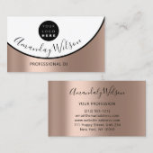 Carte De Visite DJ Professionnel Logo Singer Mariages Événements (Devant / Derrière)