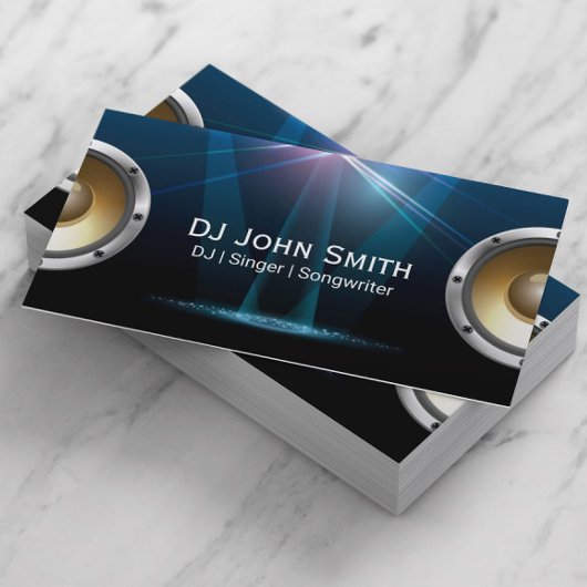 Carte De Visite DJ Singer Songwriter Musique moderne