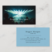 Carte De Visite DJ sur scène, DJ professionnel (Devant / Derrière)