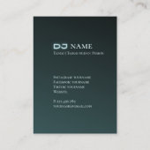 Carte de visite DJ Tango (Dos)