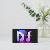 Carte de visite DJ unique (Debout devant)