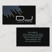 Carte de visite DJ unique (Devant / Derrière)