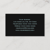 Carte de visite DJ unique (Dos)