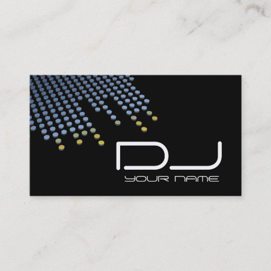 Carte de visite DJ unique (Devant)