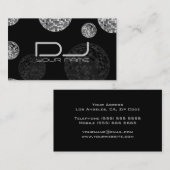 Carte de visite DJ unique (Devant / Derrière)