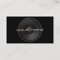 Carte de visite DJ unique