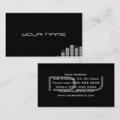 Carte de visite DJ unique (Devant / Derrière)