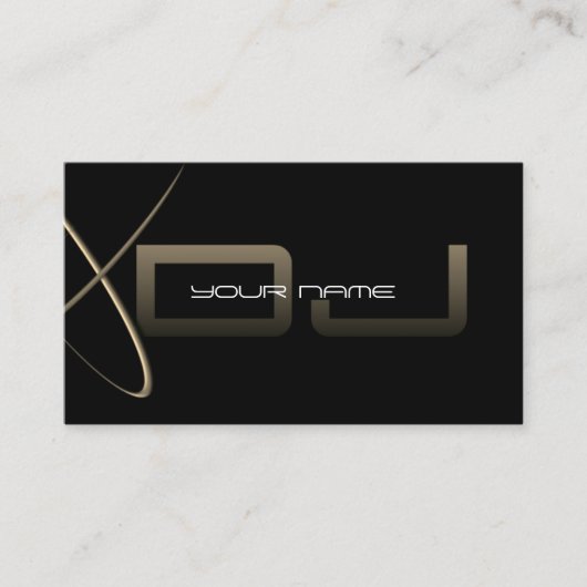 Carte de visite DJ unique (Devant)