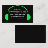 Carte de visite DJ unique (Devant / Derrière)