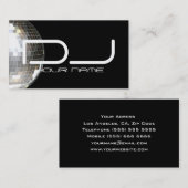 Carte de visite DJ unique (Devant / Derrière)