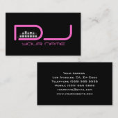 Carte de visite DJ unique (Devant / Derrière)