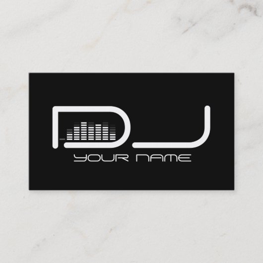 Carte de visite DJ unique (Devant)