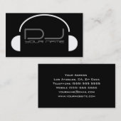 Carte de visite DJ unique (Devant / Derrière)